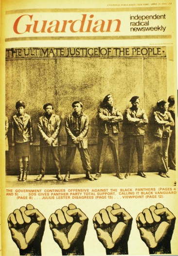 Black Panthers on the Cover of the Guardian, 1969