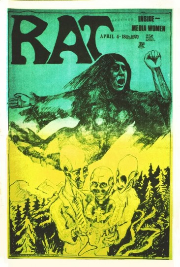 Reproductive Rights, Cover of RAT Mag, 1970