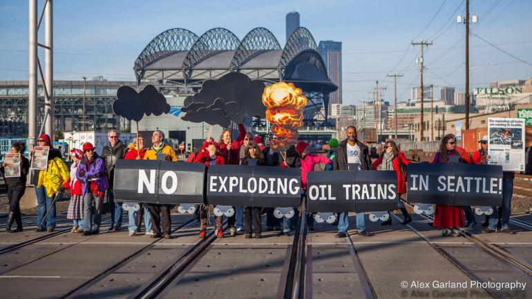 No Exploding Oil Trains in Seattle!
