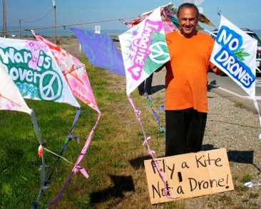 Gallery: Kites Not Drones Vigil at Beale AFB