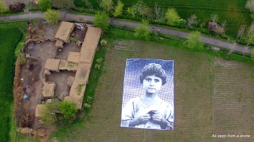 Giant Portrait Shows Drone Operators That People Aren’t “Bug Splats”