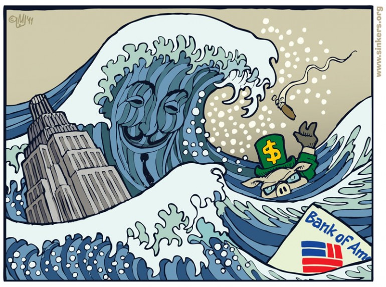 “Black Monday” Tsunami Reaches Bank Of America