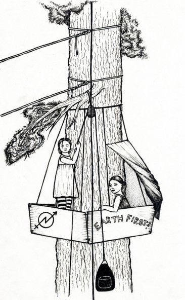 Earth First! Tree Sit