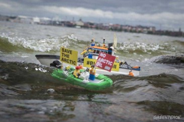 Gallery: LEGO Figures Protest Against Shell Around The World