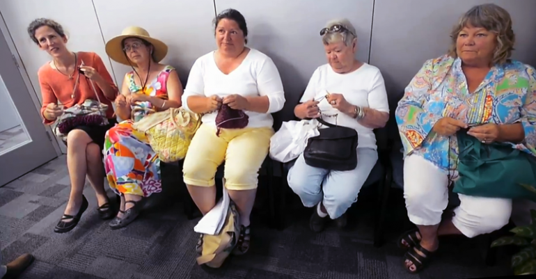 ‘Knit-In’ Protest Against Pipeline