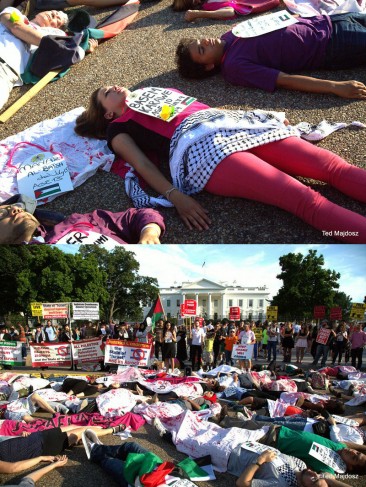 Die-In at the White House for Gaza