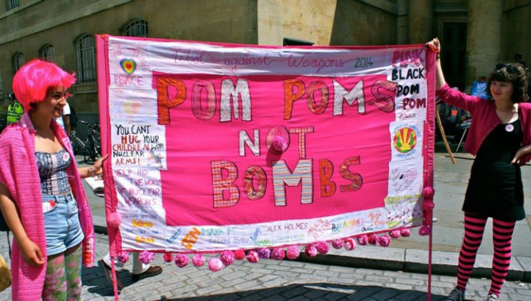 Pom Poms not Bombs