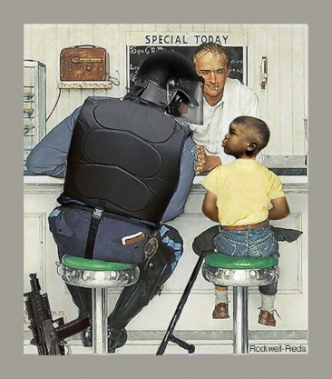 New Cop Invades Norman Rockwell America