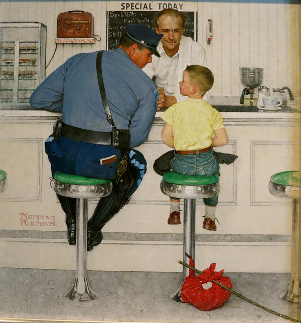 New Cop Invades Norman Rockwell America | Creative Resistance