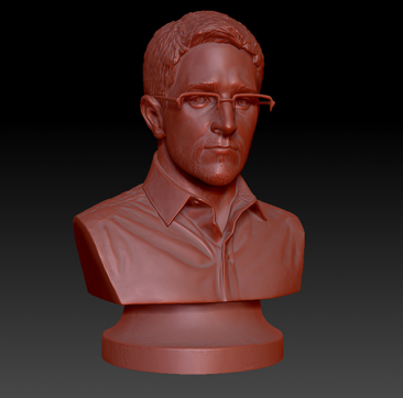 3-D Print Snowden