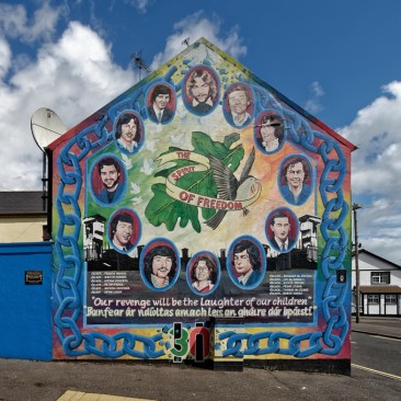 Hunger Strikers mural. Bogside, Derry