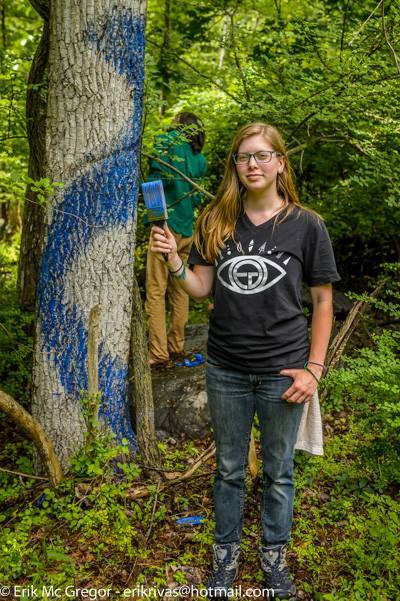 “Blued Trees.” Art to Stop a Pipeline.