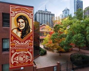 Shepard Fairey in Philly for Mural Arts’ “Open Source”
