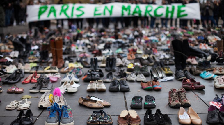 Creative Protest throughout COP21, Protests Bend to the Paris Emergency