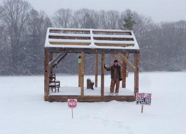 Protesters are Rebuilding Thoreau’s Cabin to Block a Gas Pipeline