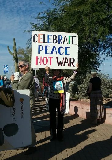 Montham AFB Protest
