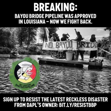 No Bayou Bridge Pipeline!