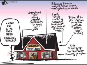 Libraries Are Survival For Some