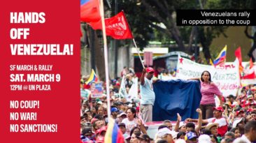“Hands Off Venezuela” Rally